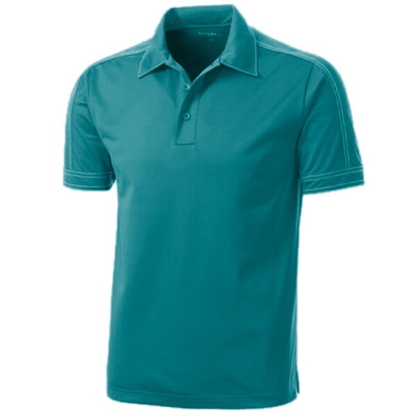 Contrast Stitch Micropique Sport Wick ® Polo Thumbnail