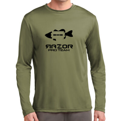 Razor Longsleeve Performance Shirt Black Print  Thumbnail